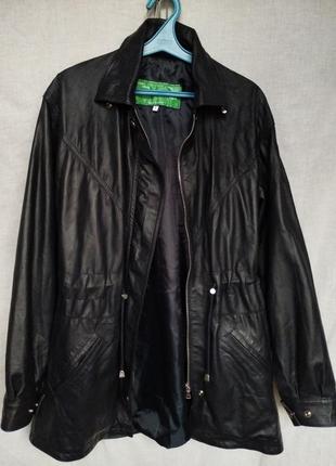 Куртка кожаная оверсайс 48-50 3