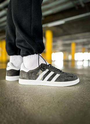 Чоловічі кросівки adidas gazelle "grey6 фото