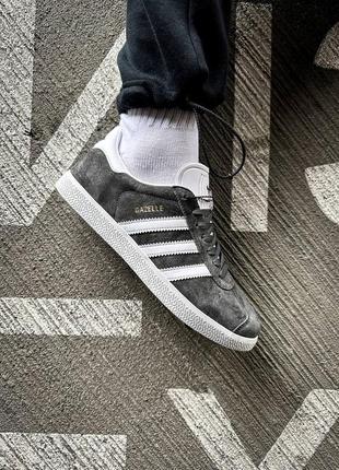 Мужские кроссовки adidas gazelle "grey8 фото