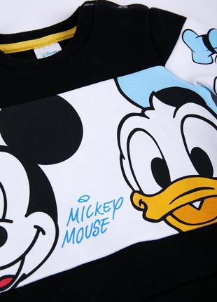 Комплект mickey mouse дональд дак плуто disney 68-74 см (6-9 мес) mc18321 черно-желтый 86911099239292 фото