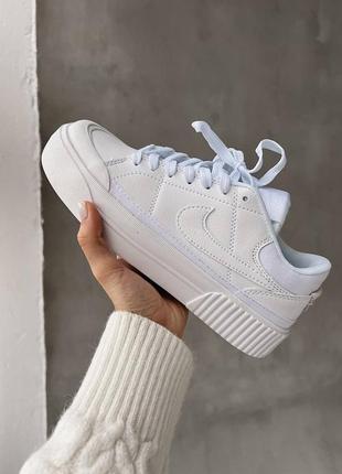 Nike court legacy white кросівки, кроссовки8 фото