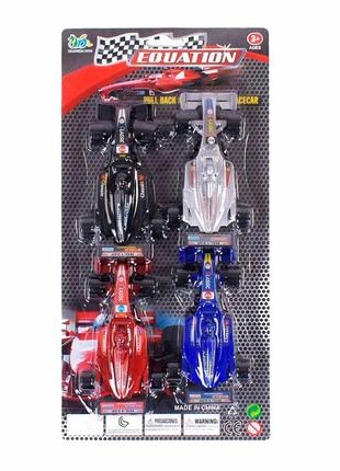 Набор гоночных машин kimi с инерционным механизмом разноцветный 6976733090073