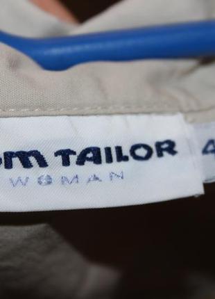 Хлопковая женская рубашка на кнопках, 40 евроразмер, наш 46 от tom tailor2 фото
