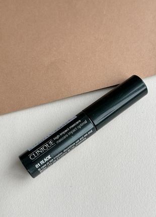 Объемная тушь для ресниц clinique high impact mascara mini 3,5 мл