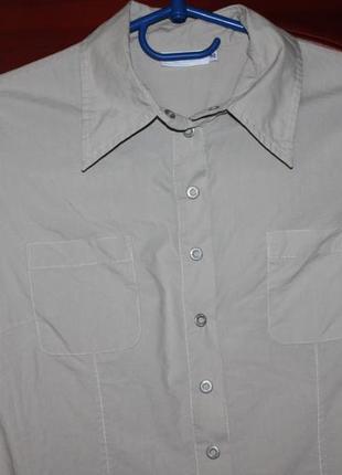 Хлопковая женская рубашка на кнопках, 40 евроразмер, наш 46 от tom tailor4 фото