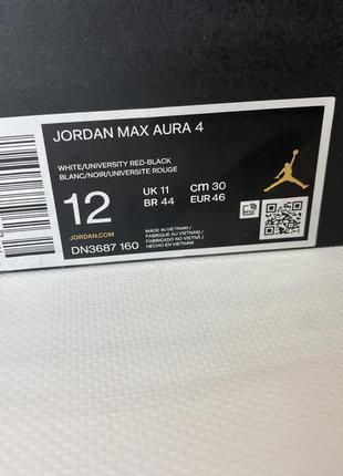 Новые оригинал кроссовки jordan max aura 46 фото