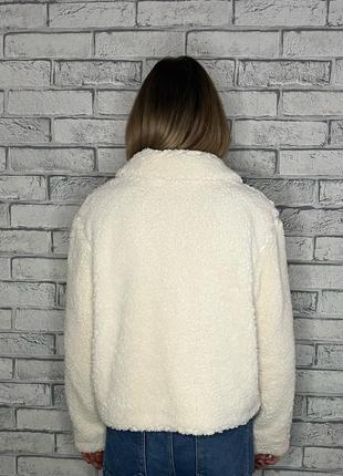 Куртка женская весенняя демисезонная мех тедди kzhkomt-16 фото