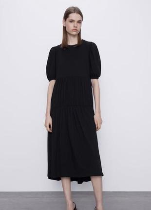 Продаю свое платье в горошек zara.