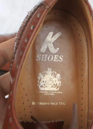 Туфли броги k shoes кожа англия 42р9 фото