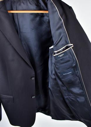 Eduard dressler мужской шерстяной костюм темно синий размер m l7 фото