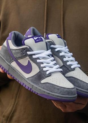 Мужские кроссовки nike sb dunk low purple pegion 41-42-43-44