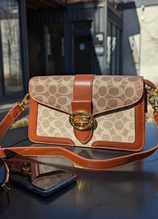 Сумка coach georgie 
якість преміум ✔️6 фото