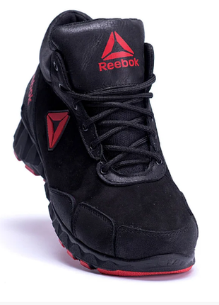 Чоловічі зимові шкіряні черевики reebok crossfit r-03 черн.w2 фото