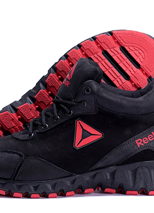 Чоловічі зимові шкіряні черевики reebok crossfit r-03 черн.w7 фото