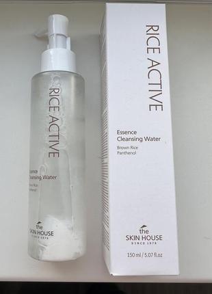 Мінцелярна вода rice active essence cleansing water1 фото