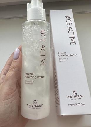 Мінцелярна вода rice active essence cleansing water