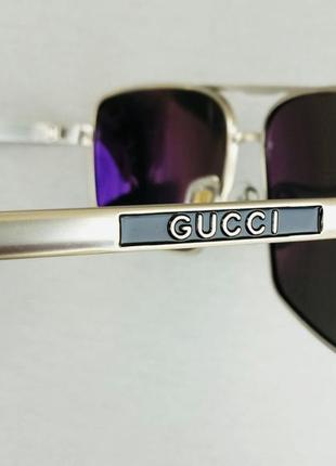 Gucci очки мужские солнцезащитные линзы черные поляризированые9 фото