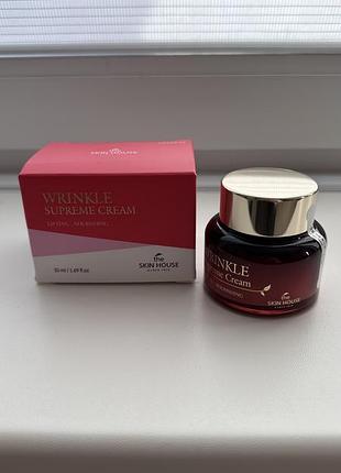 Питательный крем с женьшенем the skin house wrinkle supreme cream