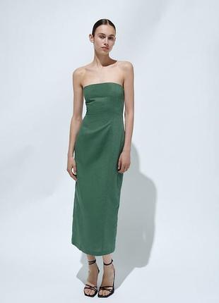 Лляна сукня zara