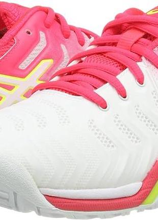 Женские теннисные кроссовки asics gel-resolution. новые в коробке оригинал7 фото