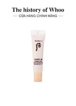 The history of whoo radiant white tone up sunscreen spf50+ pa++++ 6ml. осветляющий солнцезащитный кр