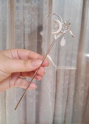 Неймовірна китайська паличка для волосся  місяць6 фото