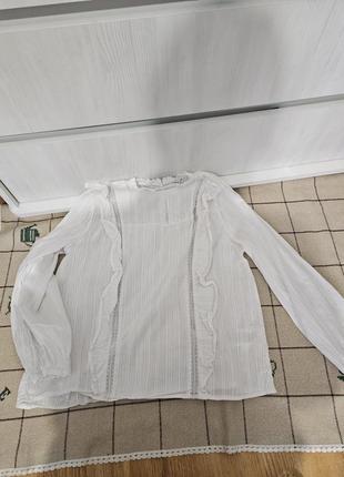Блуза белая gemo8 фото