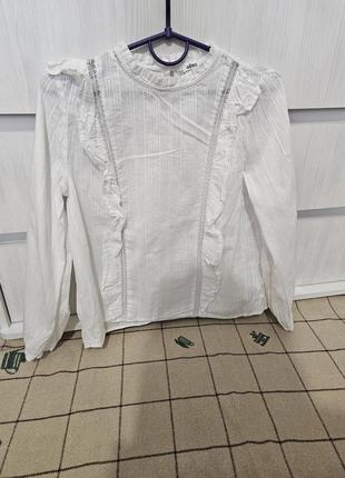 Блуза белая gemo2 фото