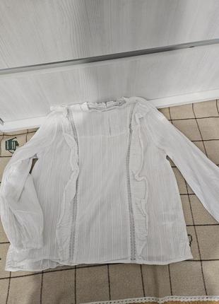 Блуза белая gemo7 фото