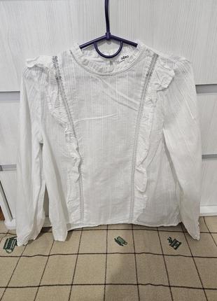 Блуза белая gemo6 фото