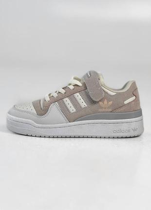 Кросівки adidas forum 84 low grey beige