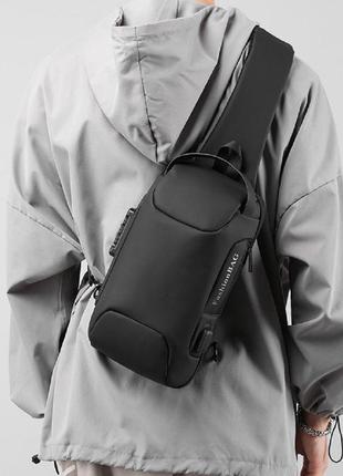 Чоловіча текстильна сумка-рюкзак confident atn01-t-x1661a6 фото