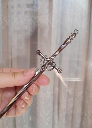 Крутяцька китайська паличка для волосся меч7 фото