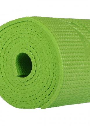 Коврик спортивный sportvida pvc 0.4 см мм для йоги и фитнеса sv-hk0050 green5 фото