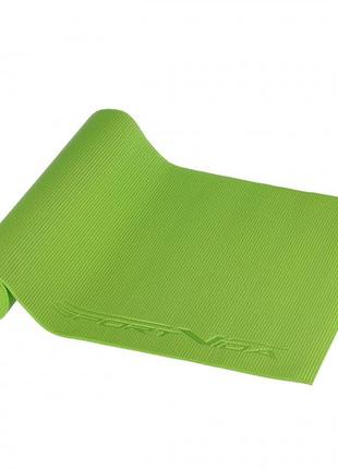 Коврик спортивный sportvida pvc 0.4 см мм для йоги и фитнеса sv-hk0050 green