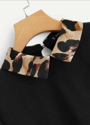 Блузка блуза рубашка рубашка тигровый принт3 фото