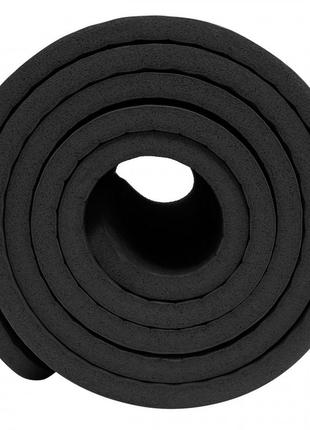 Коврик (мат) спортивный sportvida nbr 180 x 60 x 1 см для йоги и фитнеса sv-hk0166 black7 фото