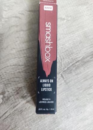 Матова помада smashbox always on liquid lipstick rouge a2 фото