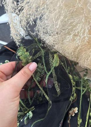 Платье вышивка