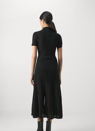 Нова колекція sandro довге чорне плаття сукня ґудзики зірки