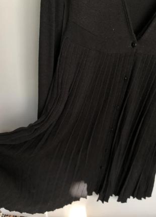 Angela davis шерстяной длинный кардиган платье с юбка плиссе annette gortz owens туника4 фото