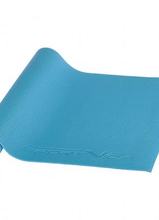Коврик для йоги и фитнеса спортивный sportvida pvc 4 мм sv-hk0051 синий
