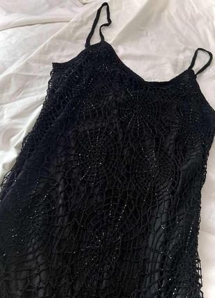 Ажурна сукня гіпюрова вязаное платье кружевное плаття гипюр сарафан6 фото