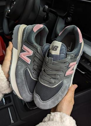 Замшевые кроссовки new balance 574 rugged