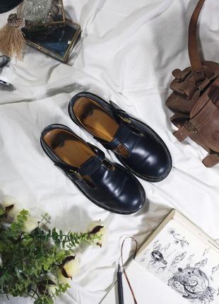 Туфли dr.martens модель polley оригинал натуральная кожа (винтаж, винтажные, полли, мэри джейн, черные, кожаные)4 фото