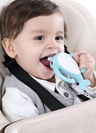Дитяча іграшка для прорізування зубів smily mio від 3 місяців.5 фото