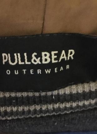 Пальто кемел pull&amp;bear3 фото