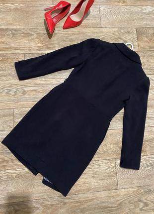 Чёрное пальто h&m, пальто весна-осень, трендовое пальто2 фото