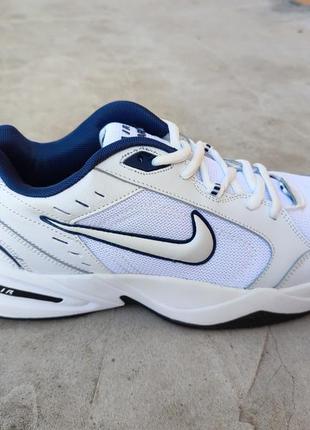 Кросівки nike air monarch white найк аір монарх шкіра сітка білі  44 (28,0 см)