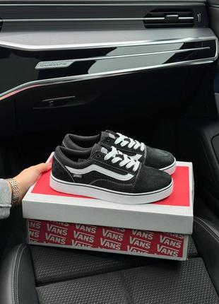 Женские кеды vans old skool black white7 фото